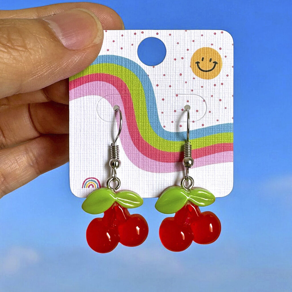 Pingentes coloridos para pulseiras brincos e chaveiros